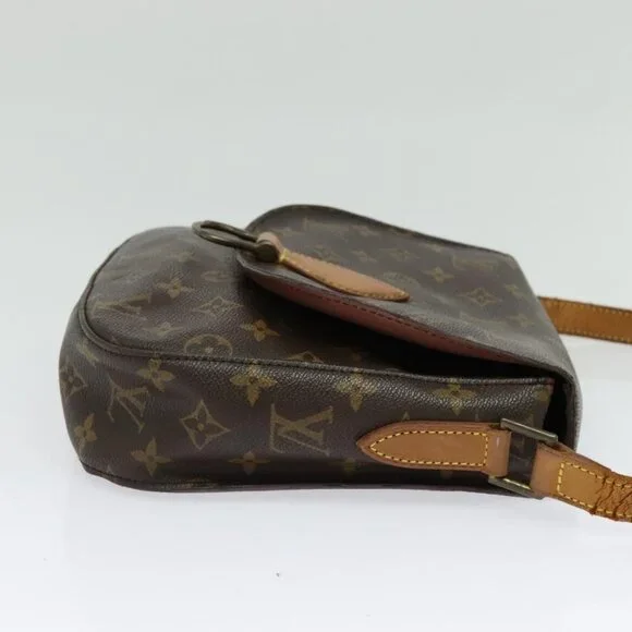 Authentic LOUIS VUITTON Monogram Saint Cloud GM Shoulder Bag M51242 LV - Picture 11 of 16